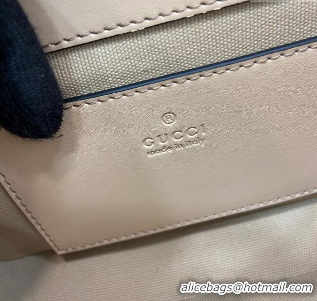 ​Popular Style Gucci GG Leather Super Mini Shoulder Bag 772794 Apricot/Black 2024