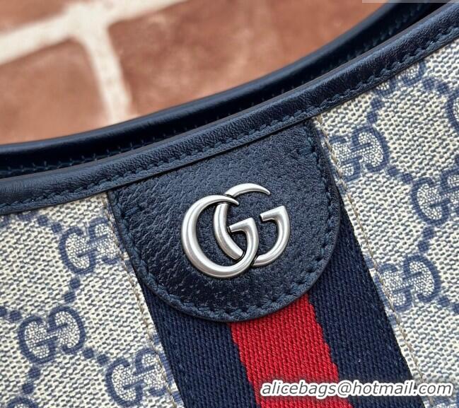 Grade Design Gucci Ophidia GG Canvas Medium Shoulder Bag 781392 Blue 2024