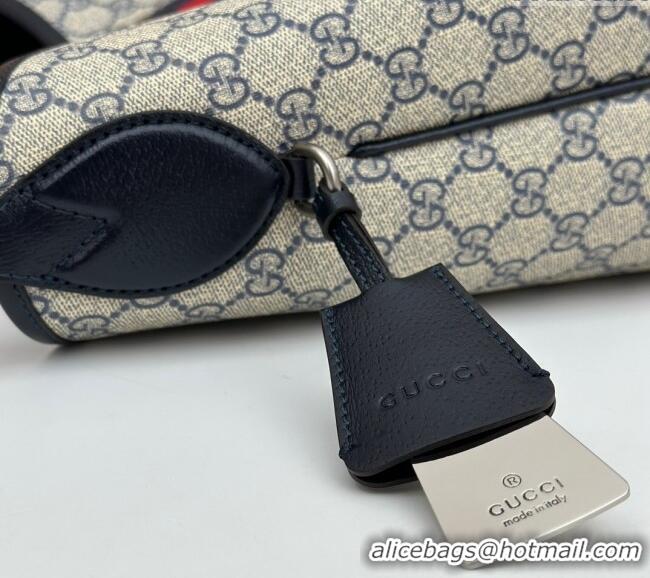 Grade Design Gucci Ophidia GG Canvas Medium Shoulder Bag 781392 Blue 2024