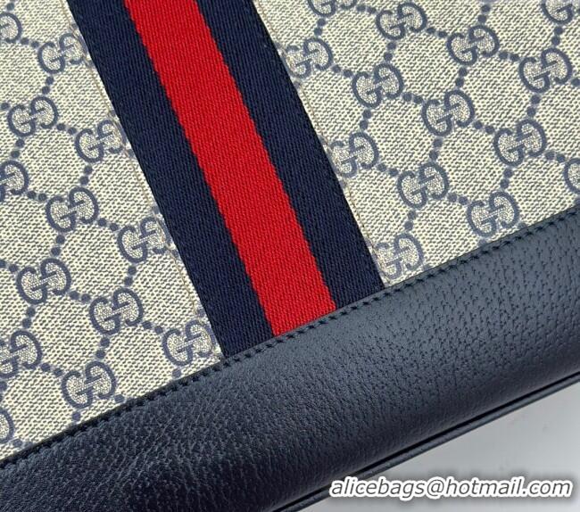 Grade Design Gucci Ophidia GG Canvas Medium Shoulder Bag 781392 Blue 2024