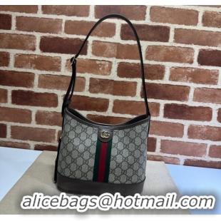 Top Grade Gucci Ophidia GG Canvas Small Shoulder Bag 781402 Brown 2024