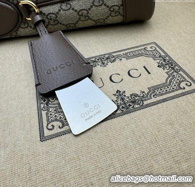 Top Grade Gucci Ophidia GG Canvas Small Shoulder Bag 781402 Brown 2024