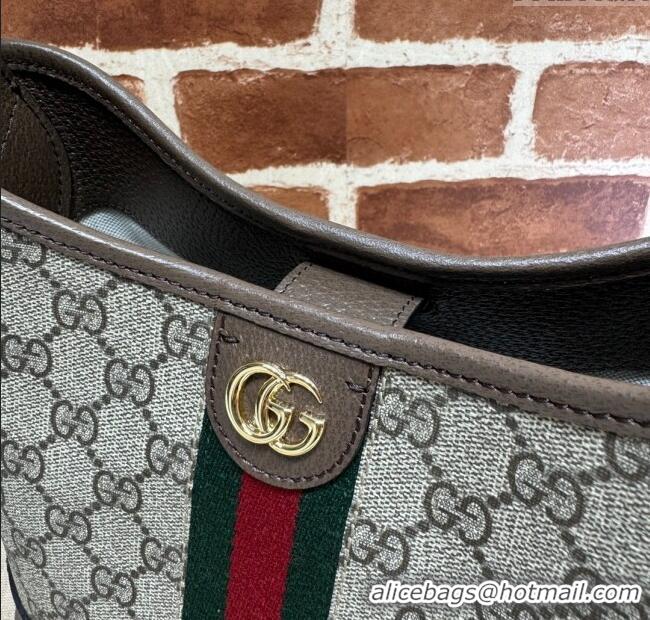 Top Grade Gucci Ophidia GG Canvas Small Shoulder Bag 781402 Brown 2024