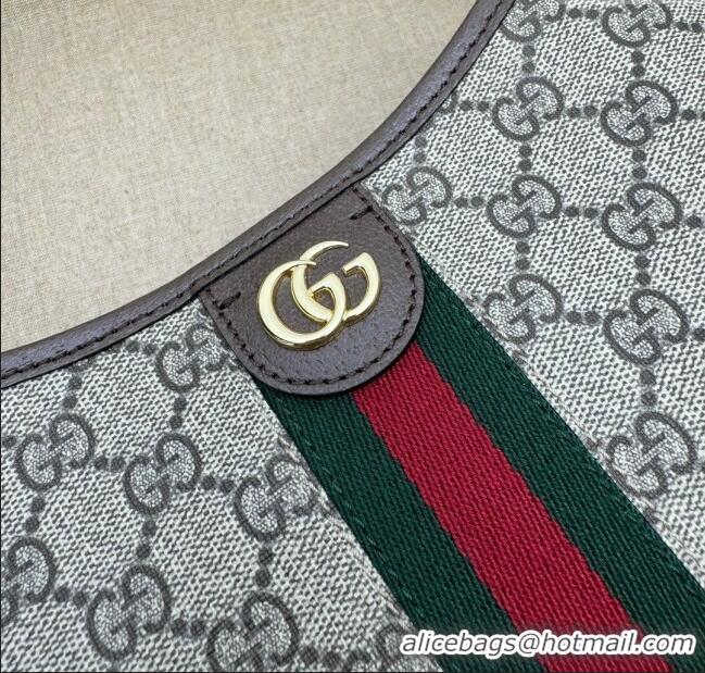 Top Grade Gucci Ophidia GG Canvas Small Shoulder Bag 781402 Brown 2024
