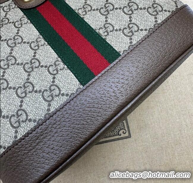 Top Grade Gucci Ophidia GG Canvas Small Shoulder Bag 781402 Brown 2024
