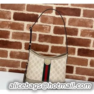 Grade Quality Gucci Ophidia GG Canvas Small Shoulder Bag 781402 Beige 2024