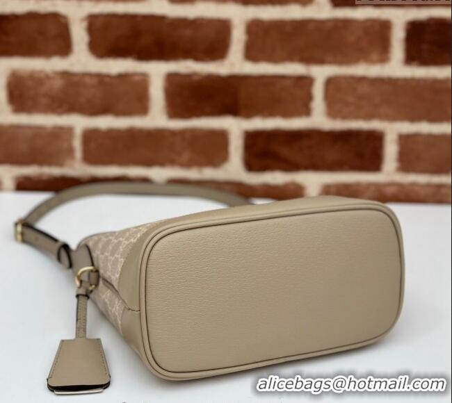 Grade Quality Gucci Ophidia GG Canvas Small Shoulder Bag 781402 Beige 2024
