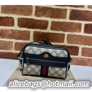 Grade Design Gucci Ophidia GG Canvas Mini Bag 517350 Blue/Beige 2024