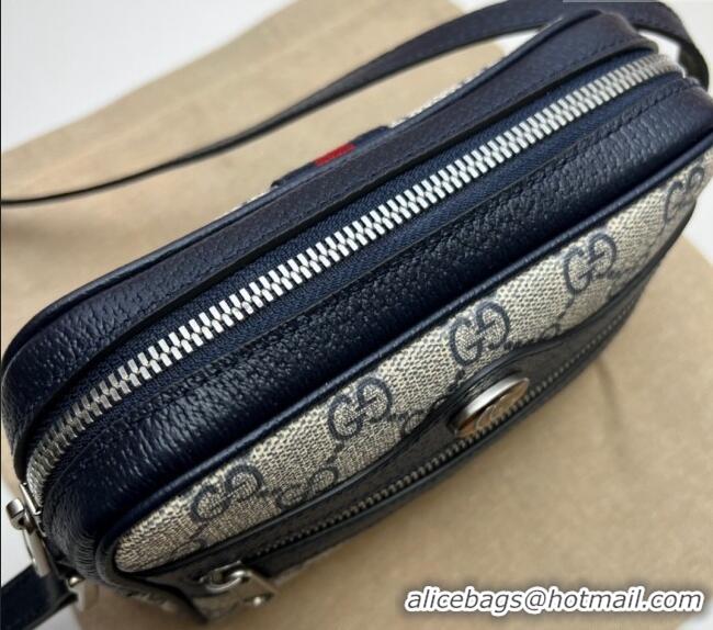 Grade Design Gucci Ophidia GG Canvas Mini Bag 517350 Blue/Beige 2024