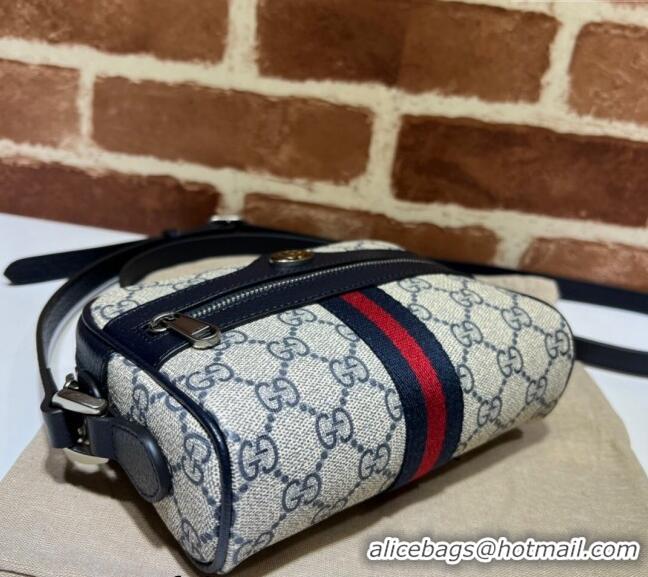 Grade Design Gucci Ophidia GG Canvas Mini Bag 517350 Blue/Beige 2024