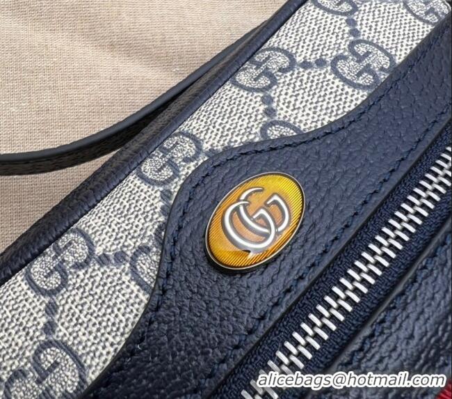 Grade Design Gucci Ophidia GG Canvas Mini Bag 517350 Blue/Beige 2024