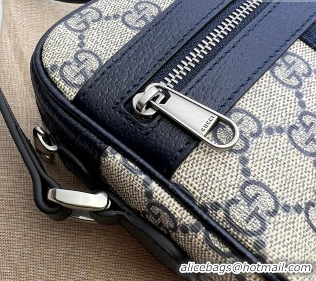 Grade Design Gucci Ophidia GG Canvas Mini Bag 517350 Blue/Beige 2024