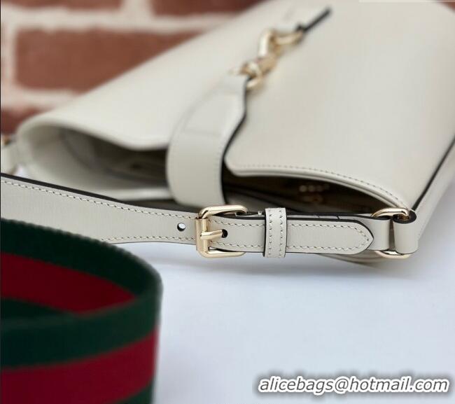 New Fashion Gucci Leather Mini Bucket Shoulder bag 782908 White 2024