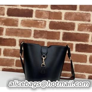 Well Crafted Gucci Leather Mini Bucket Shoulder bag 782908 Black 2024