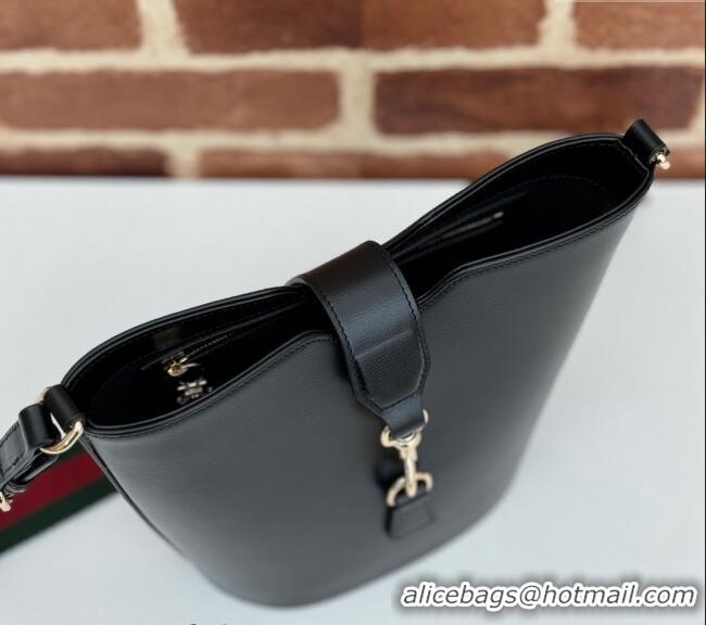 Well Crafted Gucci Leather Mini Bucket Shoulder bag 782908 Black 2024