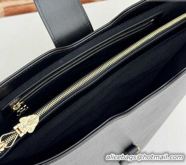 Top Grade Gucci Leather Medium Bucket Shoulder bag 782904 Black 2024