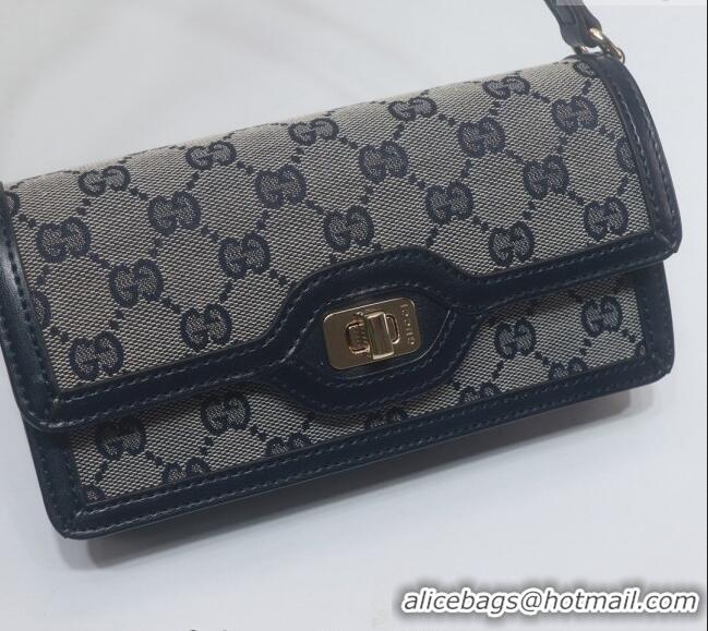 Big Discount Gucci Luce GG Canvas Mini Shoulder Bag 790038 Blue 2024