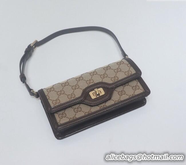 Grade Design Gucci Luce GG Canvas Mini Shoulder Bag 790038 Beige 2024