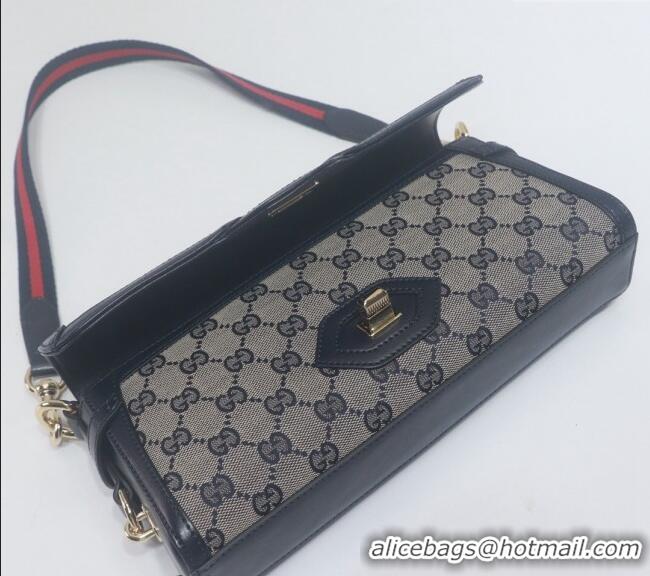 Best Price Gucci Luce GG Canvas Small Shoulder Bag 786027 Blue 2024