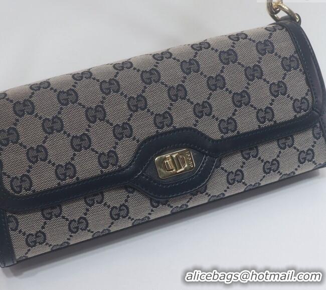 Best Price Gucci Luce GG Canvas Small Shoulder Bag 786027 Blue 2024