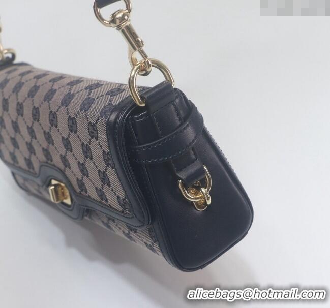 Best Price Gucci Luce GG Canvas Small Shoulder Bag 786027 Blue 2024