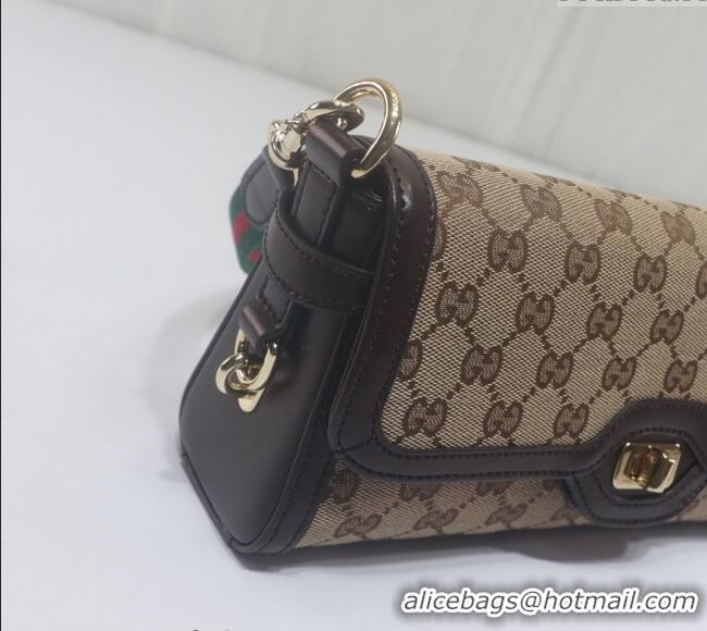 Best Price Gucci Luce GG Canvas Small Shoulder Bag 786027 Beige 2024
