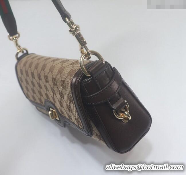 Best Price Gucci Luce GG Canvas Small Shoulder Bag 786027 Beige 2024