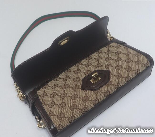 Best Price Gucci Luce GG Canvas Small Shoulder Bag 786027 Beige 2024