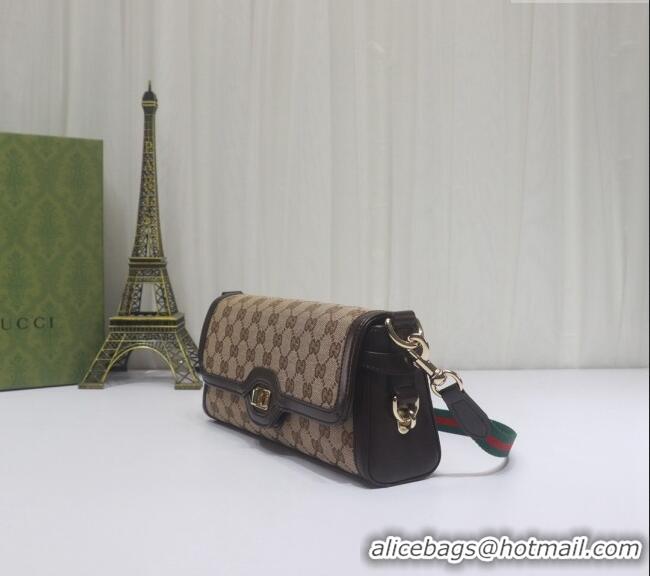 Best Price Gucci Luce GG Canvas Small Shoulder Bag 786027 Beige 2024
