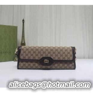 Promotional Gucci Luce GG Canvas Medium Shoulder Bag 786022 Beige 2024