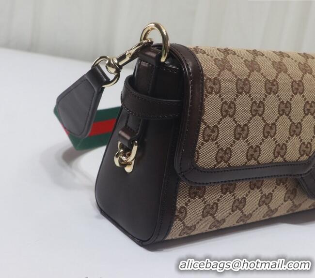 Promotional Gucci Luce GG Canvas Medium Shoulder Bag 786022 Beige 2024
