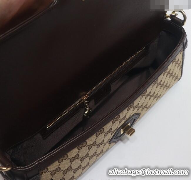 Promotional Gucci Luce GG Canvas Medium Shoulder Bag 786022 Beige 2024