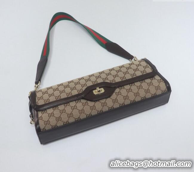 Promotional Gucci Luce GG Canvas Medium Shoulder Bag 786022 Beige 2024