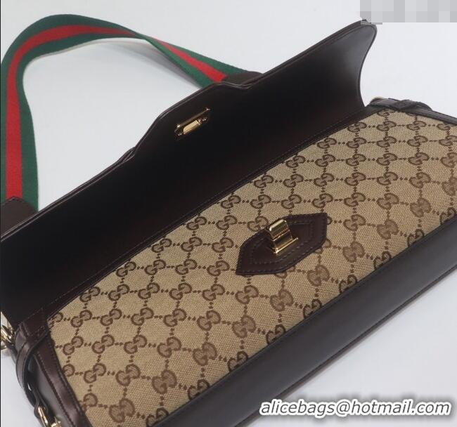 Promotional Gucci Luce GG Canvas Medium Shoulder Bag 786022 Beige 2024