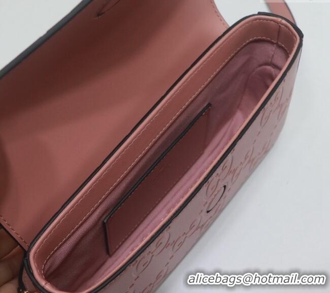 Well Crafted Gucci GG Leather Super Mini Shoulder Bag 772794 Light Pink 2024