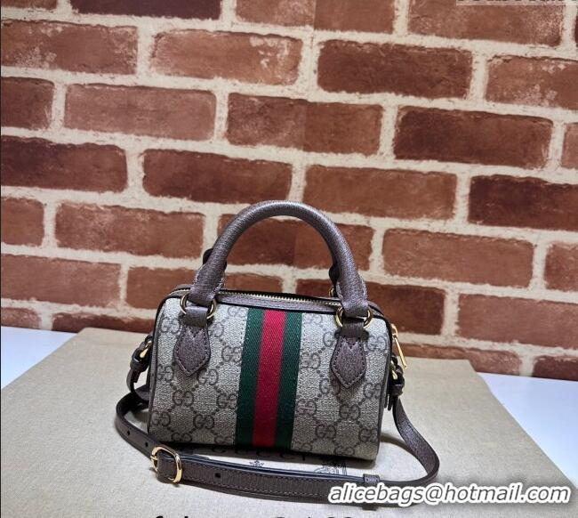 Best Quality Gucci Ophidia GG Canvas Super Mini bag 781490 Beige/Brown 2024
