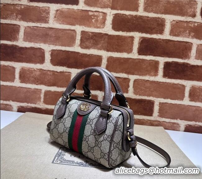 Best Quality Gucci Ophidia GG Canvas Super Mini bag 781490 Beige/Brown 2024