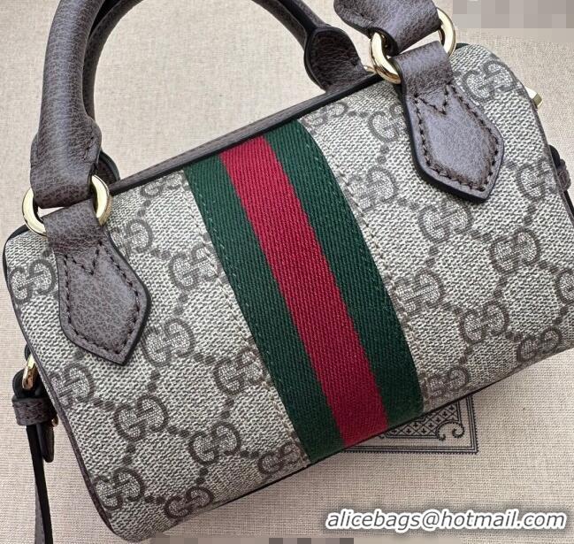 Best Quality Gucci Ophidia GG Canvas Super Mini bag 781490 Beige/Brown 2024