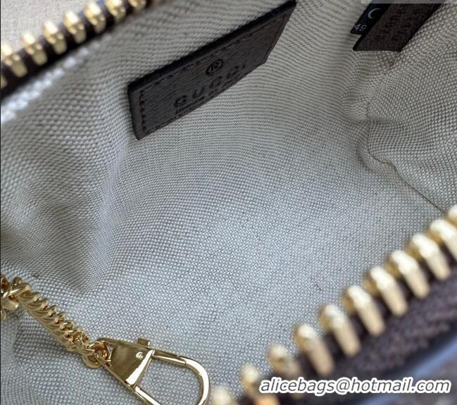 Best Quality Gucci Ophidia GG Canvas Super Mini bag 781490 Beige/Brown 2024