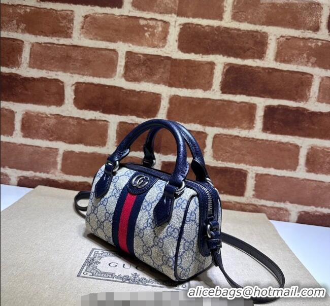 Classic Specials Gucci Ophidia GG Canvas Super Mini bag 781490 Beige/Blue 2024