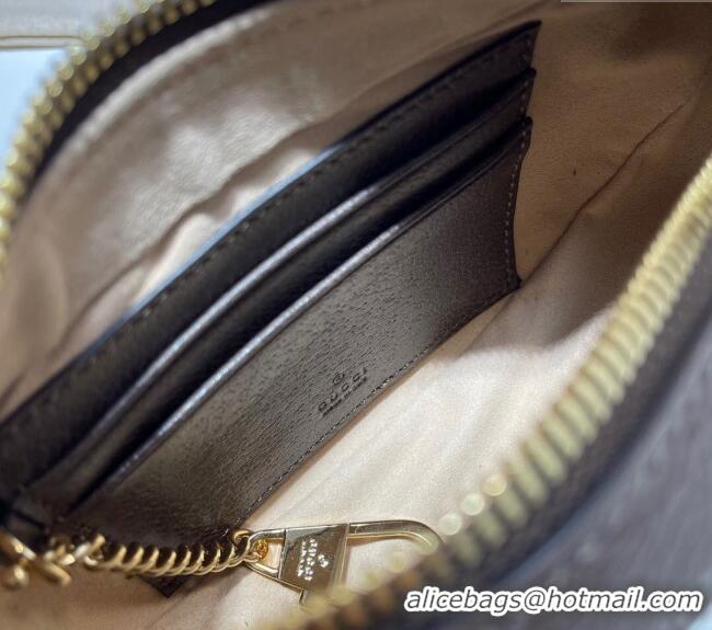 Best Quality Gucci Ophidia GG Canvas Mini Hobo Bag 658551 Beige/Brown 2024