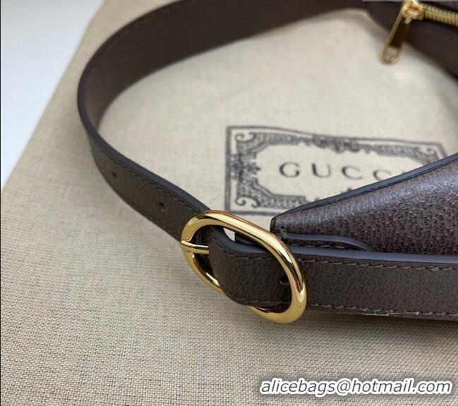 Best Quality Gucci Ophidia GG Canvas Mini Hobo Bag 658551 Beige/Brown 2024