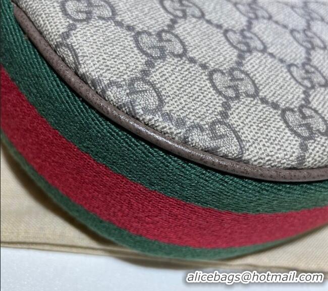 Best Quality Gucci Ophidia GG Canvas Mini Hobo Bag 658551 Beige/Brown 2024