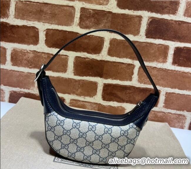 Buy Inexpensive Gucci Ophidia GG Canvas Mini Hobo bag 658551 Beige/Blue 2024