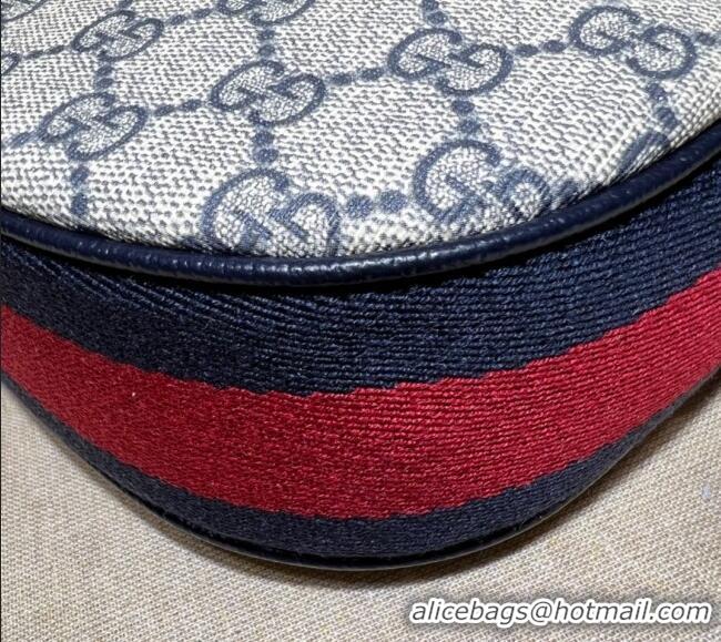 Buy Inexpensive Gucci Ophidia GG Canvas Mini Hobo bag 658551 Beige/Blue 2024