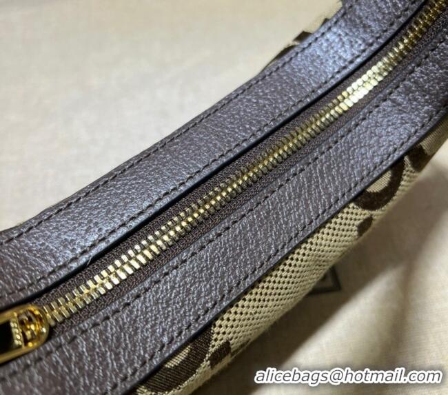 Best Grade Gucci Ophidia Maxi GG Canvas Mini Hobo Bag 658551 Camel 2024