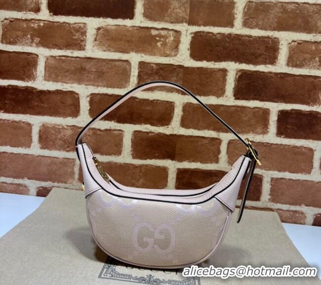 Good Looking Gucci Ophidia Maxi GG Canvas Mini Hobo bag 658551 Light Purple 2024