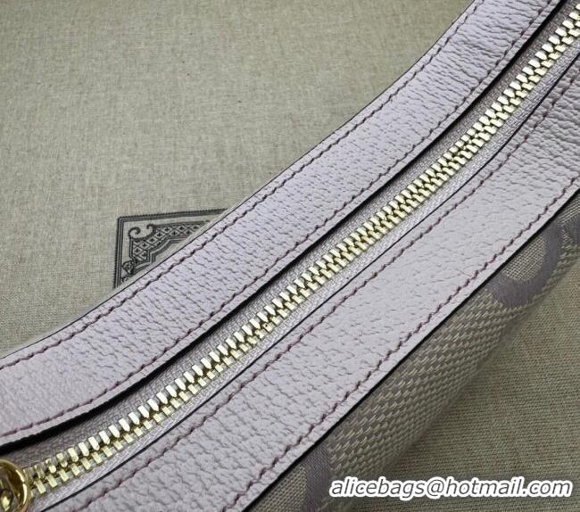 Good Looking Gucci Ophidia Maxi GG Canvas Mini Hobo bag 658551 Light Purple 2024