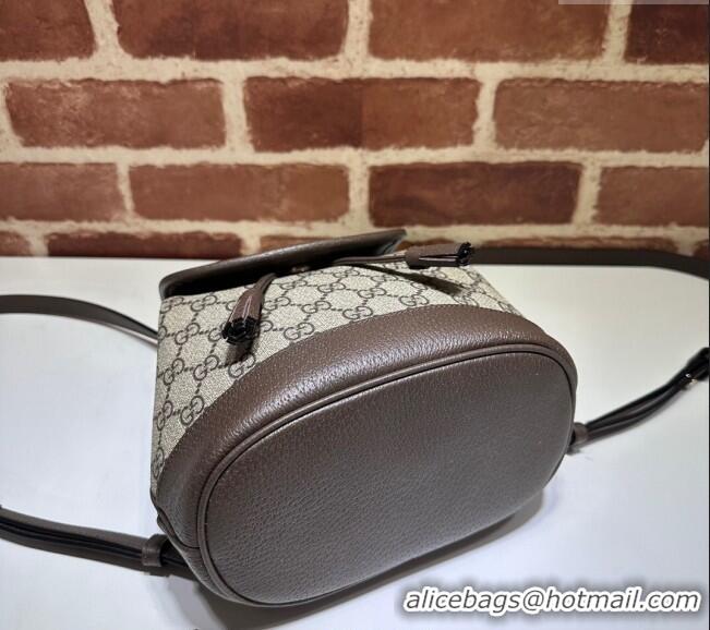 Famous Brand Gucci Ophidia GG Canvas Mini Backpack bag 795221 Beige/Brown 2024