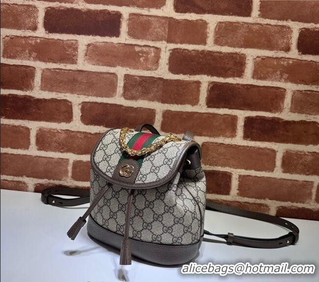 Famous Brand Gucci Ophidia GG Canvas Mini Backpack bag 795221 Beige/Brown 2024
